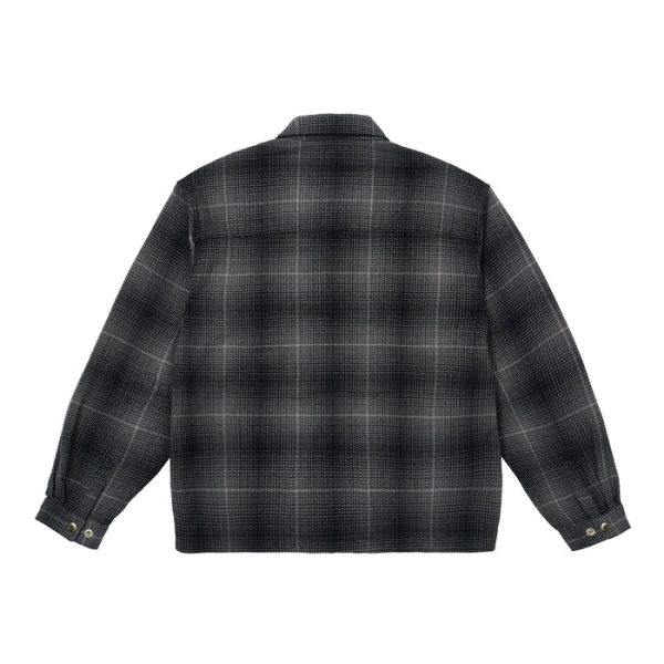 Palace Ghost Zip Shirt Black