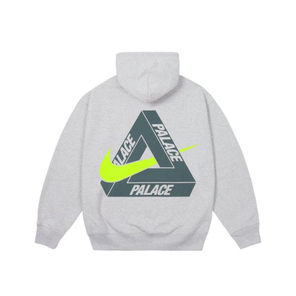 Palace Nike Tri Swoosh Hood Grey Marl